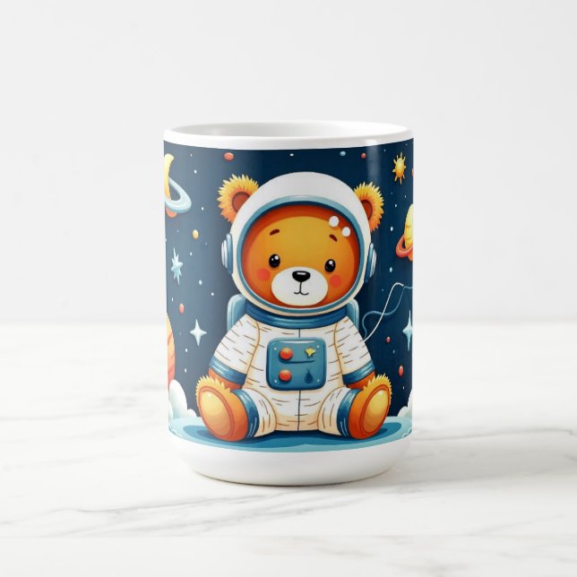 Cozy Astronaut Teddy Mug (Center)