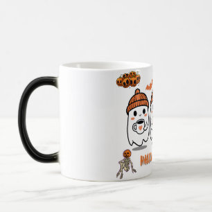 Cozy Autumn Coffee Ghosts – Halloween Magic Mug