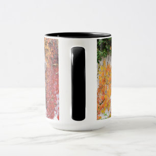 Cozy Autumn Cottage Countryside Architecture Mug