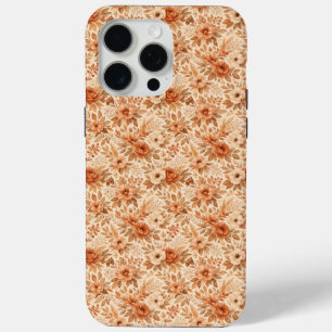 Cozy Autumn Floral Pattern iPhone 15 Pro Max Case