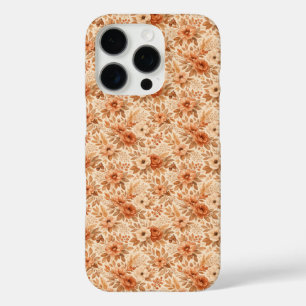 Cozy Autumn Floral Pattern iPhone 16 Pro Case