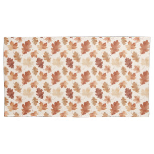 Cozy Autumn Leaf Pattern Pillowcase