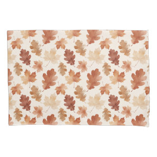 Cozy Autumn Leaf Pattern Pillowcase