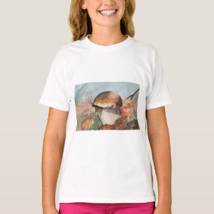 Cozy Autumn Mushroom Watercolor - Forest Floor Bol T-Shirt