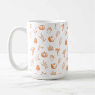 Cozy Autumn Pattern Coffee Mug
