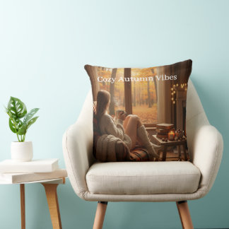 Cozy Autumn Vibes | Personalized Fall Cabin Window Cushion