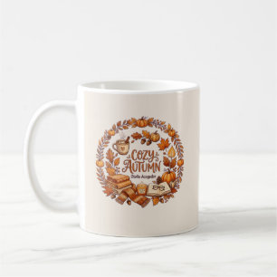 Cozy Autumn Wreath Coffee Mug