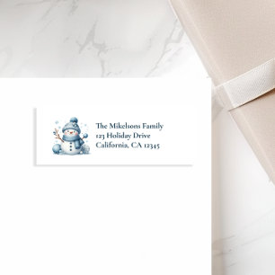 Cozy Blue Rustic Christmas