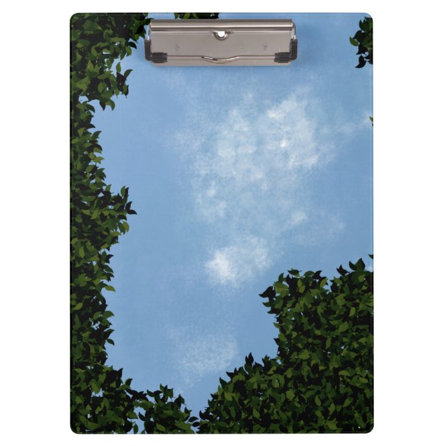 Cozy blue sky  clipboard (Front)