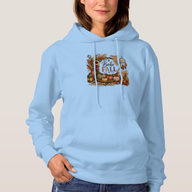 Cozy Boho Fall / Cozy Bohemian Hoodie (Front)