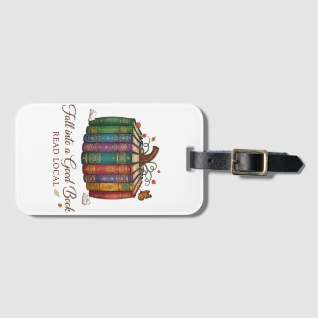 Cozy Book Lover > Travel  Luggage Tag (Front Horizontal)
