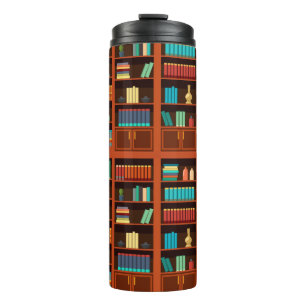 Cozy Bookshelves  Thermal Tumbler