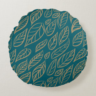 Cozy Botanical Round Cushion