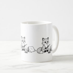 Cozy Campfire Fox Mug