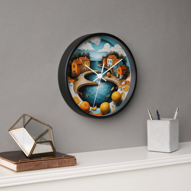 Cozy Canal Clock (Office)