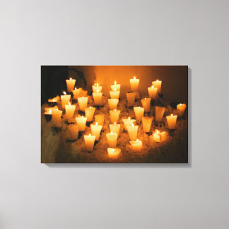COZY CANDLES 16x24 Canvas Print