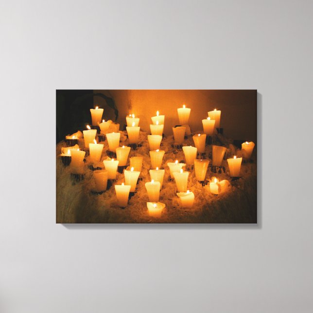COZY CANDLES 16x24 Canvas Print (Front)