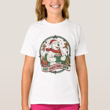 Cozy Christmas Crew – Cute Polar Bear & Gingerbrea