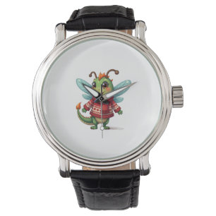 Cozy Christmas Dragonfly Watch
