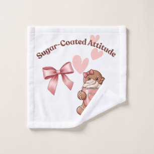 Cozy Christmas Gingerbread Coquette Sweet Wash Cloth