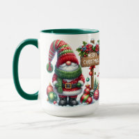 Cozy Christmas Gnome Art – Festive Holiday