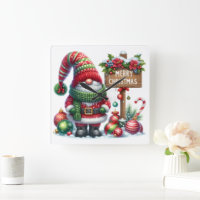 Cozy Christmas Gnome Art – Festive Holiday