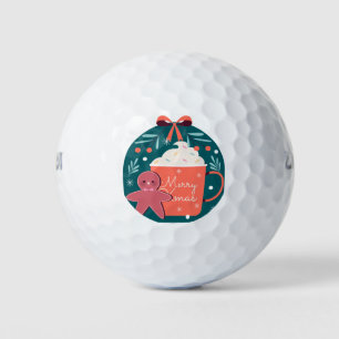 Cozy christmas golf balls