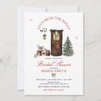 Cozy Christmas Let’s Deck the Halls Bridal Shower