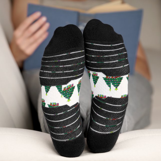 Cozy Christmas Tree Socks (Bottom)