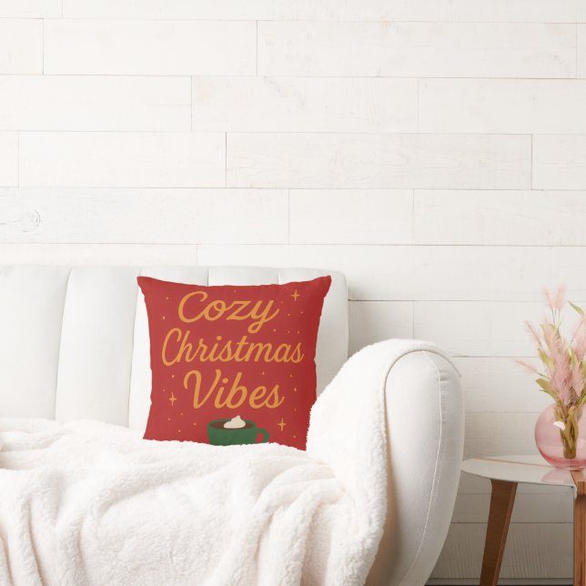 Cozy Christmas Vibes Cushion (Couch)