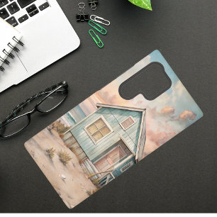 Cozy Coastal Cottage Beach House Watercolor Samsung Galaxy Case
