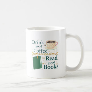 Cozy Coffee & Book Lover Vintage Quote Design Coffee Mug