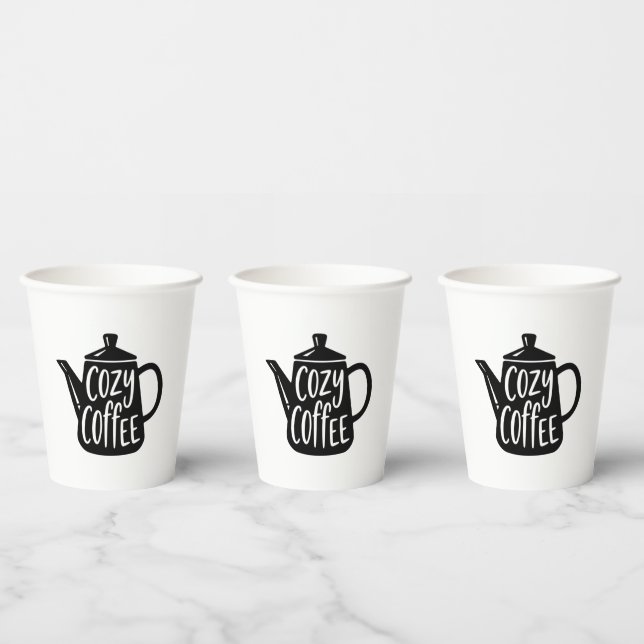 Cozy Coffee Mug Paper Cups (Multi)