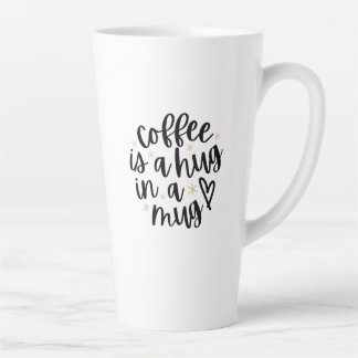 Cozy Coffee Quote Latte Mug