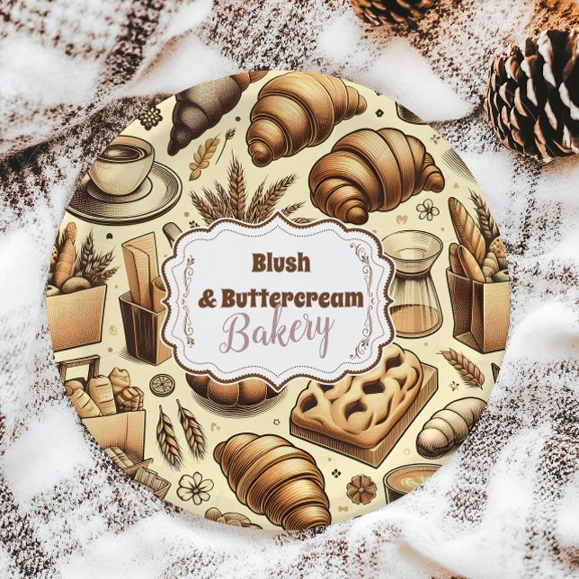 Cozy Cottage Baking Paper Plate (Creator Uploaded)