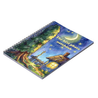 Cozy Cottage Spiral Photo Notebook
