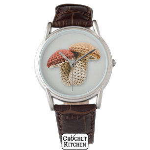 Cozy Cottagecore Crochet Mushroom Fairy Garden  Watch
