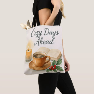 Cozy Days Ahead Watercolor All Tote Bag
