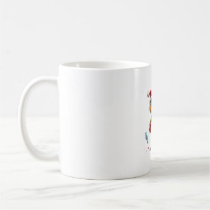 Cozy Dragonfly Christmas Coffee Mug