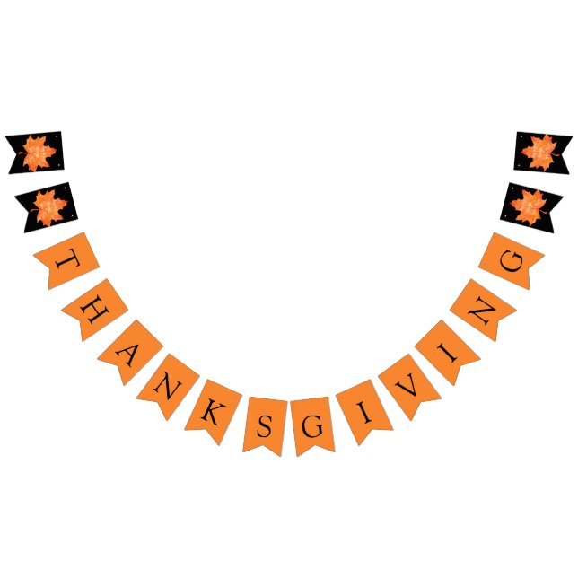 Cozy Fall Thanksgiving Dinner Party Bunting (All)