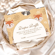 Cozy Forest Animals Diapper Raffle