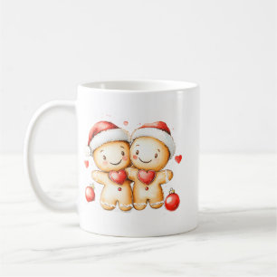 Cozy Gingerbread Man Hug   Festive Holiday Mug