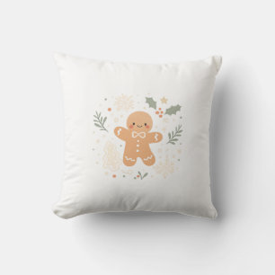 Cozy Gingerbread Winter Cushion