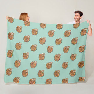 Cozy Gingy Gingerbread Christmas Fleece Blanket
