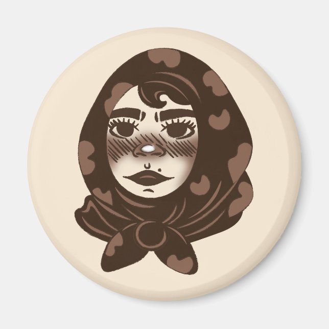 Cozy Girl Magnet (Front)