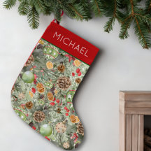 Cozy Greenery Baubles Christmas Gift for Him