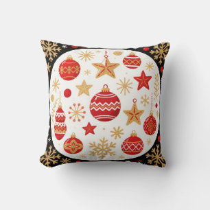 "Cozy Holiday-Themed Decorative Pillow" Cushion