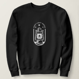 Cozy Hygge Minimalist Lantern Keep Light Inside Sweatshirt