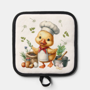 Cozy Kitchen Ducks Cute Cooking Design Pot Holder