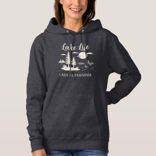 Cozy Lake Life Custom Lake Name  Hoodie